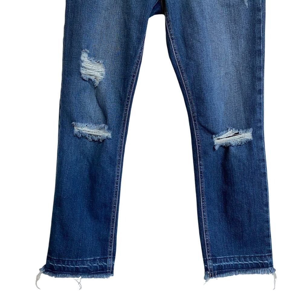 CURRENT/ELLIOTT The Cropped Straight Limitless Destroy Released Hem 27 Excellent - Picture 5 of 15